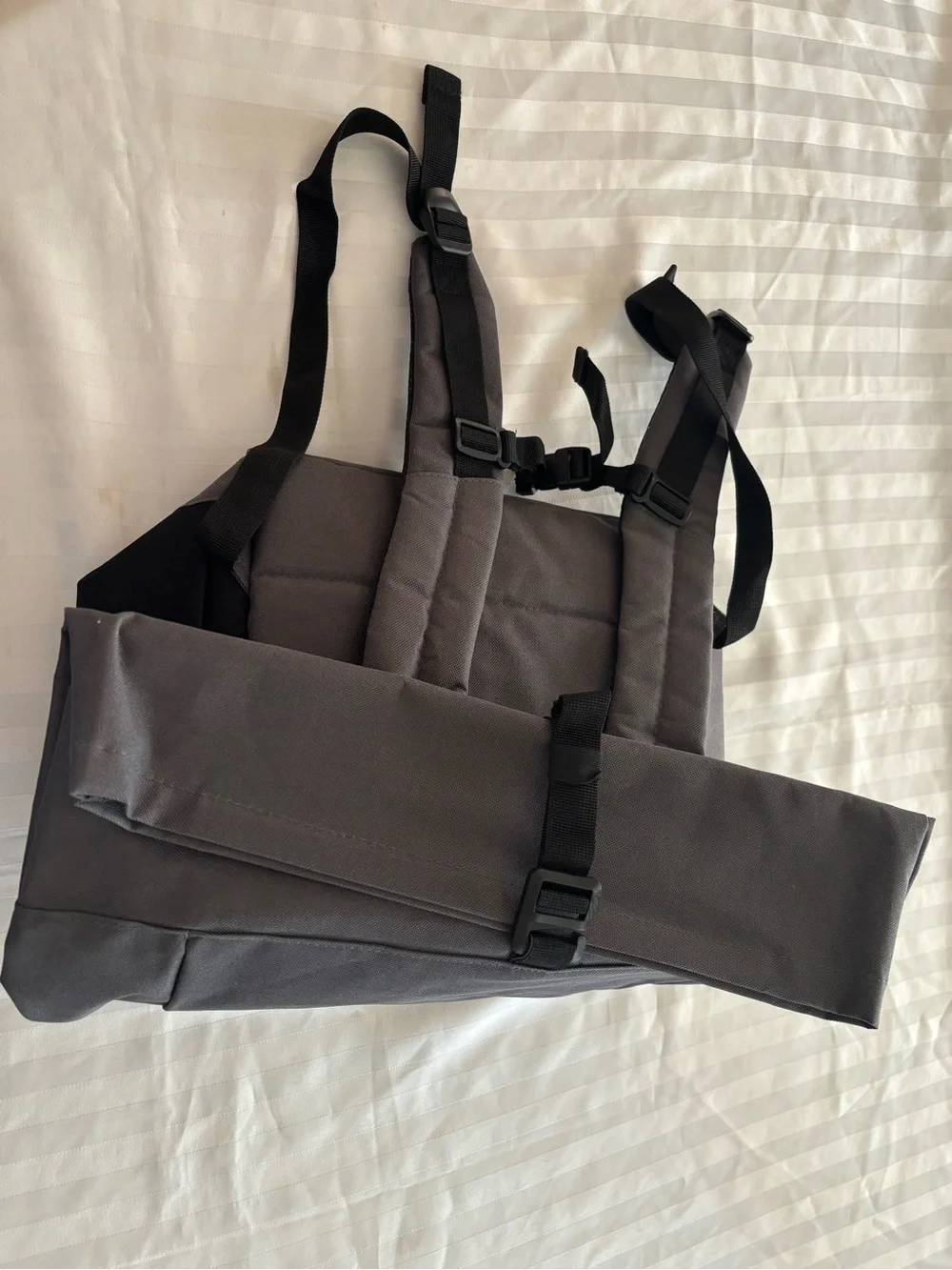 Axalta Gray Foldable Backpack With Two Compartments (NWOT)
